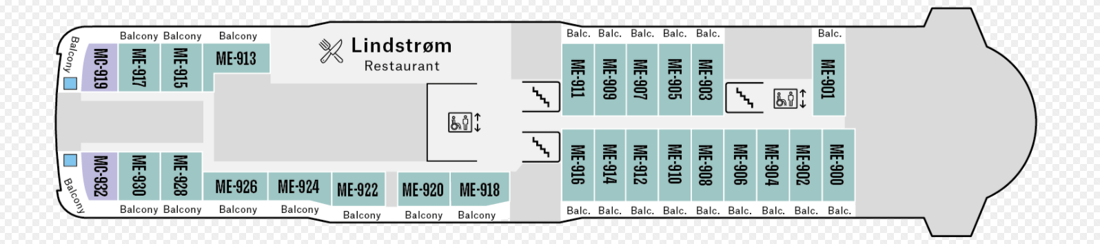 Hurtigruten MS Fridtjof Nansen Deck Plans Deck 9.png